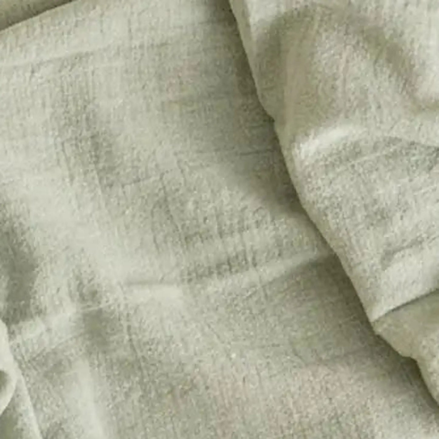 Overhead willow green muslin table runner 250cm with sage napkins cream china brass cutlery country UK