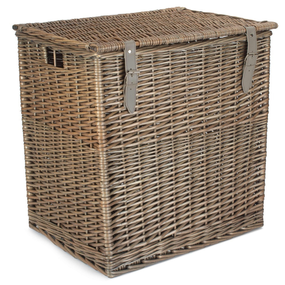 Handcrafted vintner basket blanket storage bedroom UK timeless