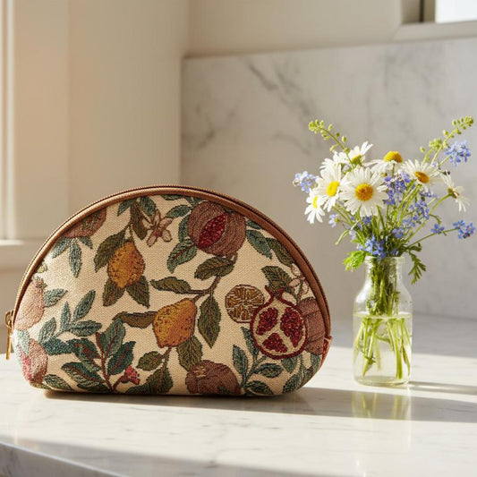 Lemon & Pomegranate – William Morris Tapestry Cosmetic Bag