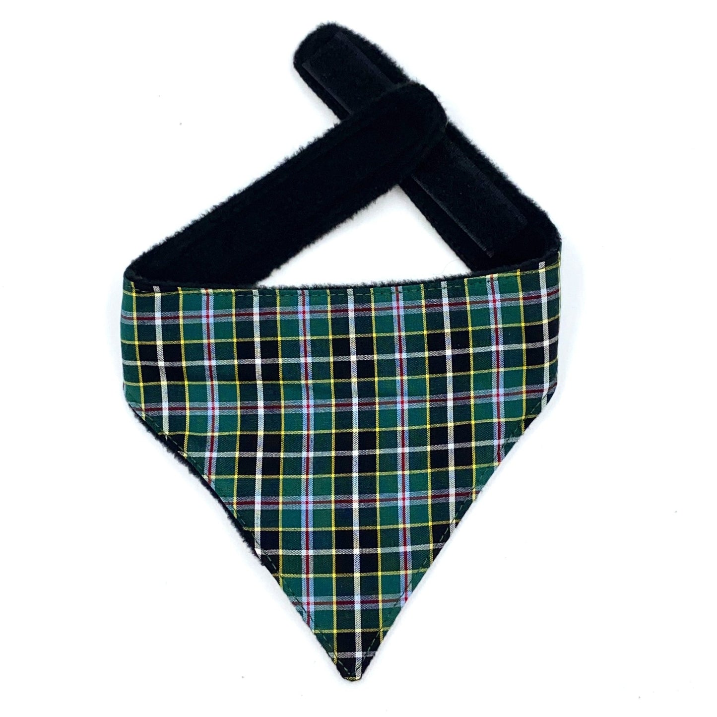 The Cornish Field Whimsy – Tartan Dog Bandana with Fleece Backing - The Timeless Trading Co.