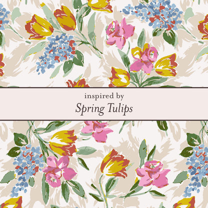 Laura Ashley Spring Tulip archive print Heritage Daffodil earrings UK
