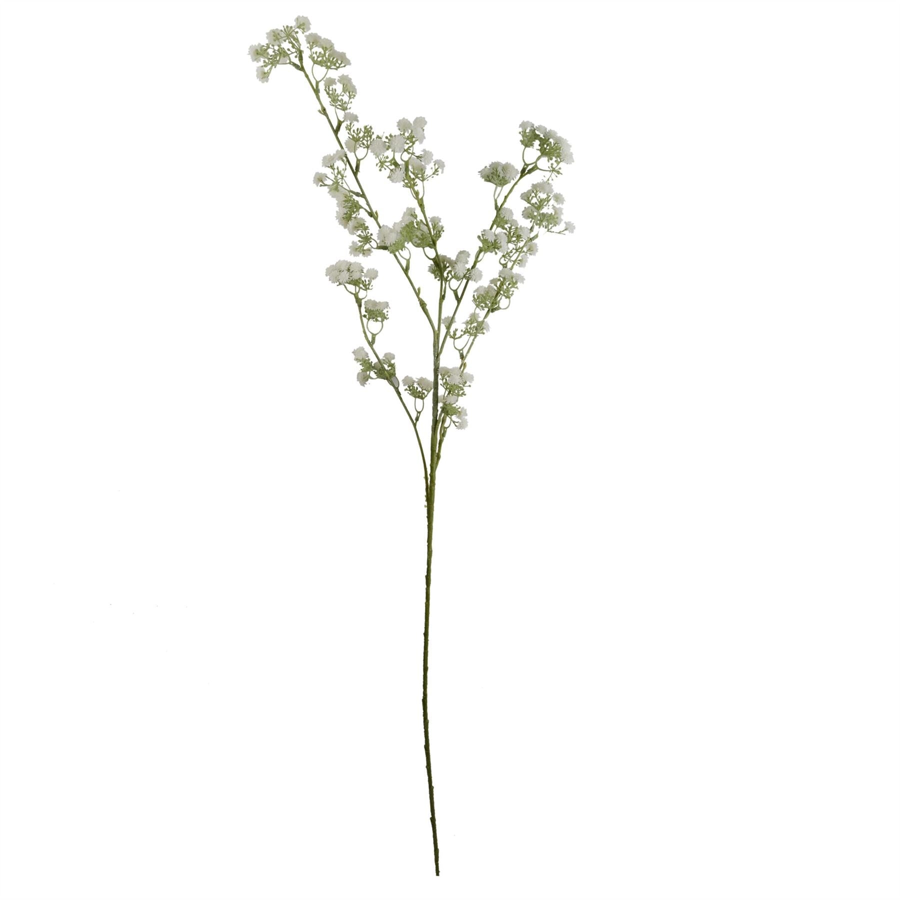 Artificial gypsophila stems 85cm white baby's breath UK set of 6 wired