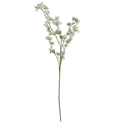 Artificial gypsophila stems 85cm white baby's breath UK set of 6 wired