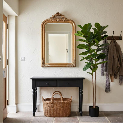 Fiddle leaf fig tree 180cm cottage hallway console table UK home decor