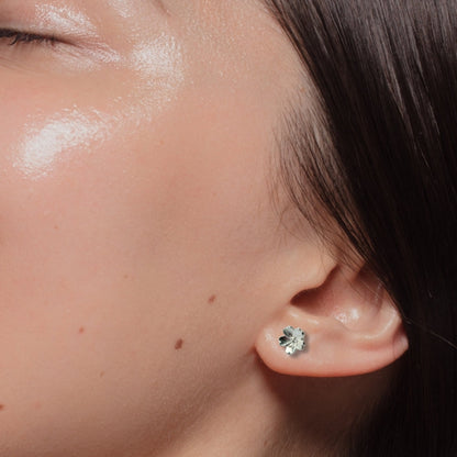 Forget-me-not silver stud earrings hypoallergenic 925 sterling silver Mother's Day gift mum UK