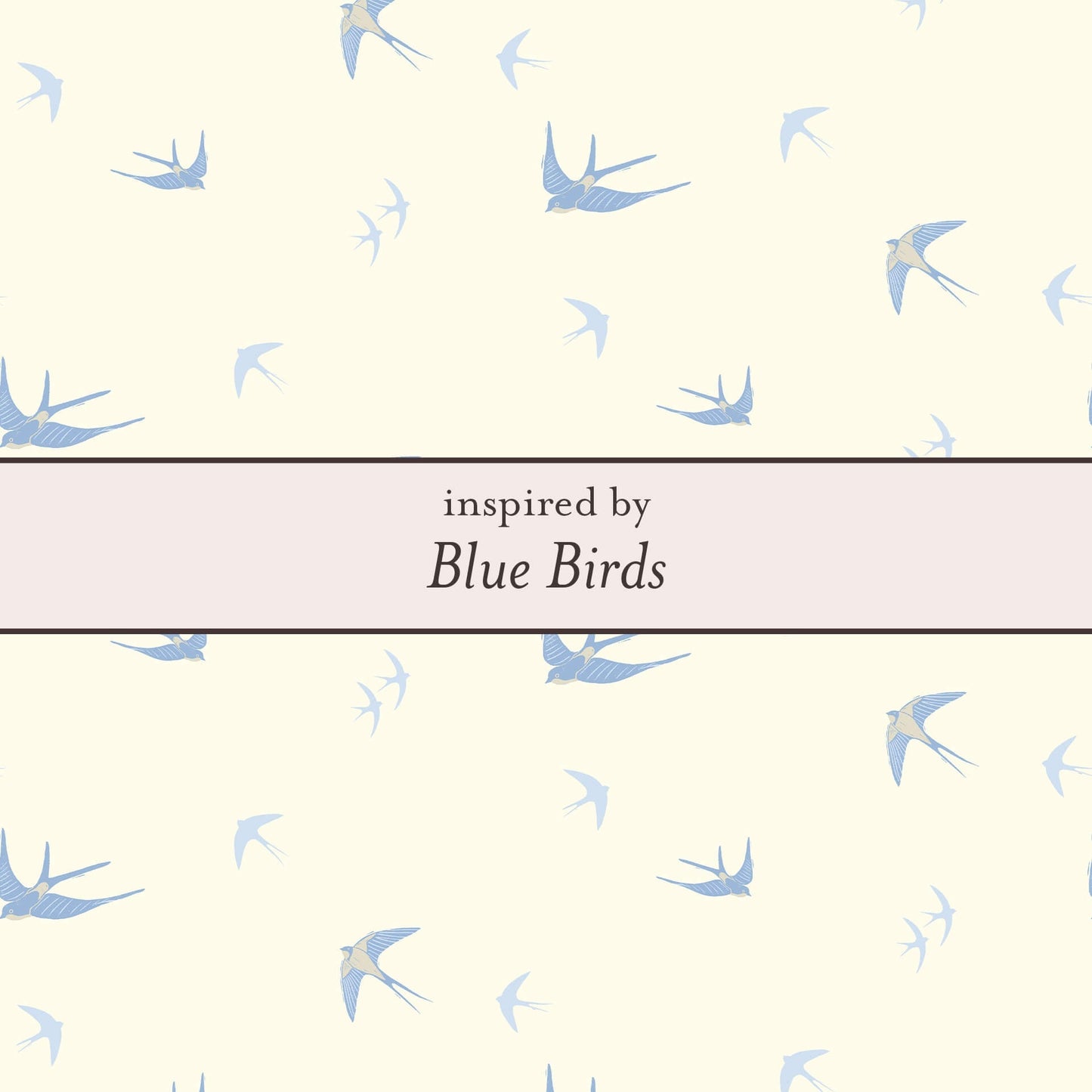 Laura Ashley Silver Blue BirdsInspired by Blue Birds print
