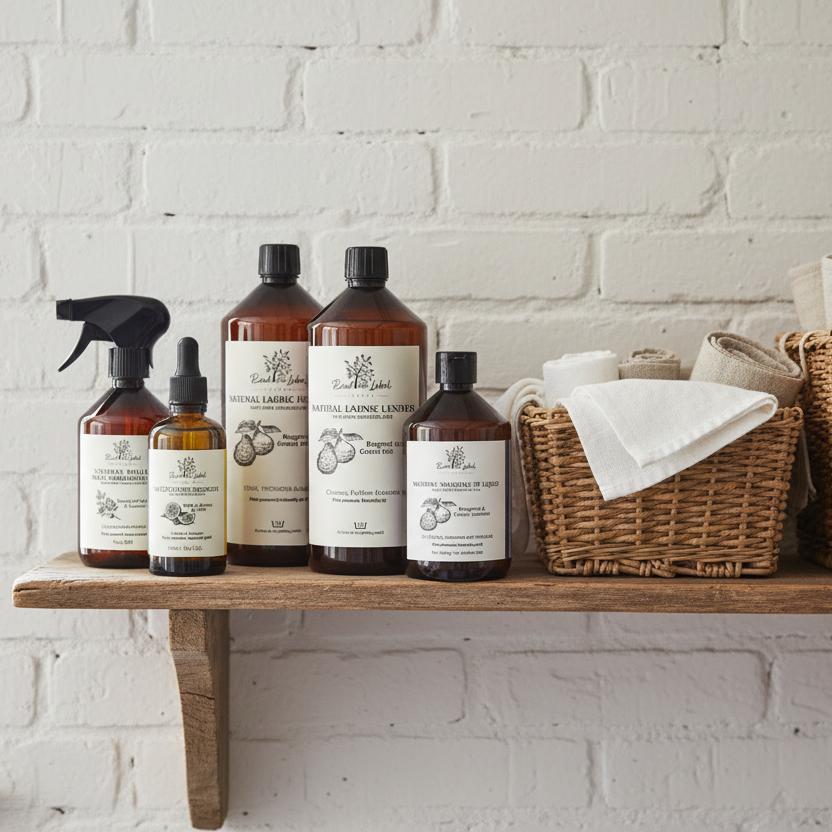 Natural Cleaning Kit 5 Plant-Based Essentials Utility Room Shelf UK 