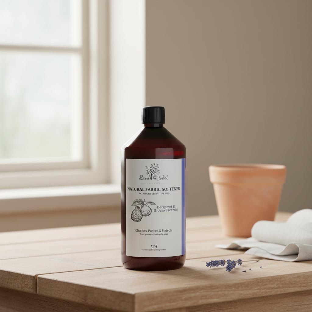 Natural fabric softener bergamot grosso lavender lifestyle country home UK