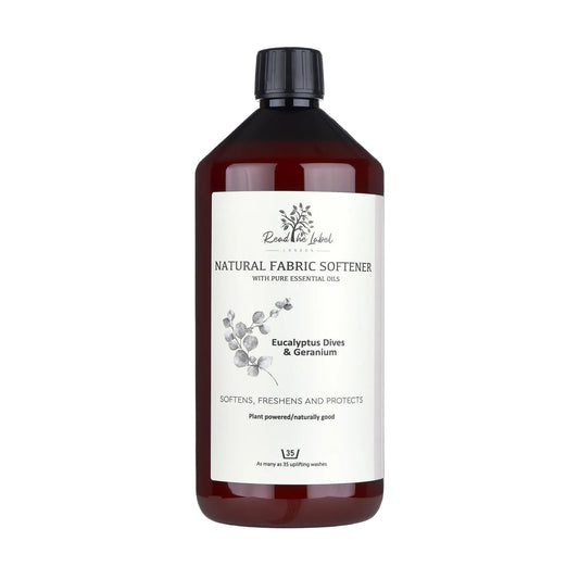 Natural Fabric Softener Eucalyptus Geranium Plant-Based 1 Litre UK