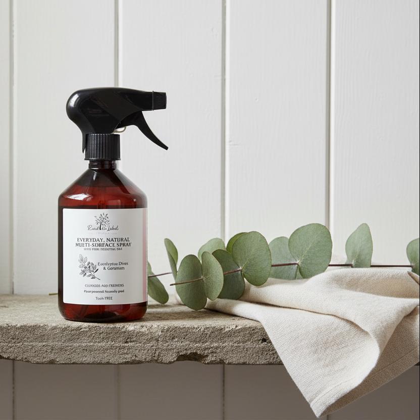 Natural Multi-Surface Spray Eucalyptus Dives Geranium Cottage Bathroom UK
