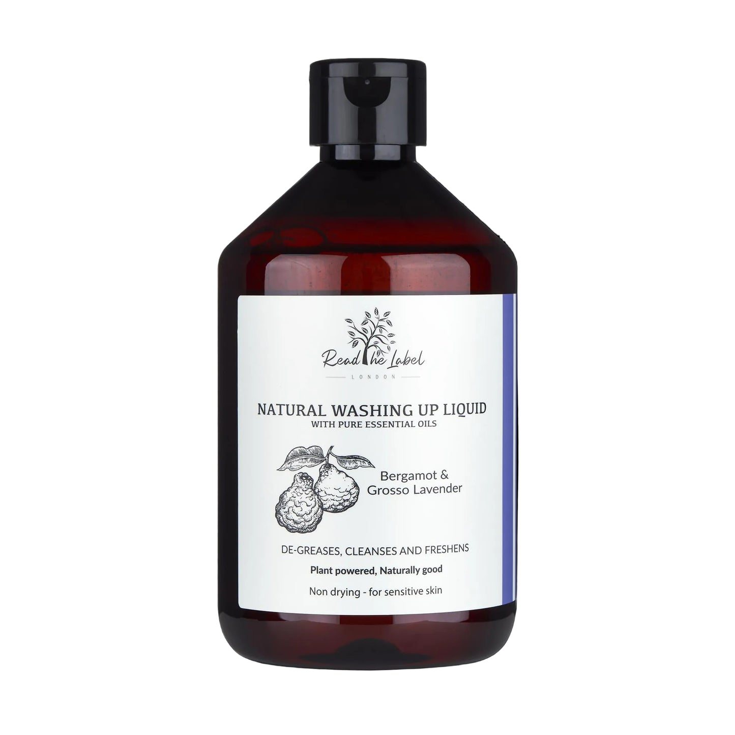 Natural Washing Up Liquid – Bergamot & Grosso Lavender