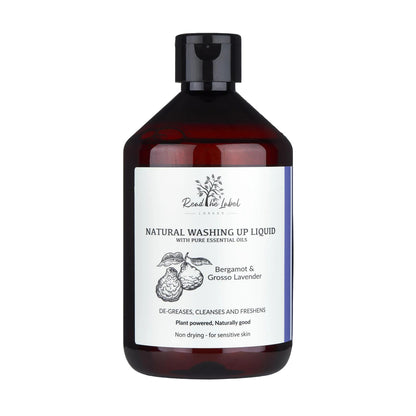 Natural Washing Up Liquid – Bergamot & Grosso Lavender