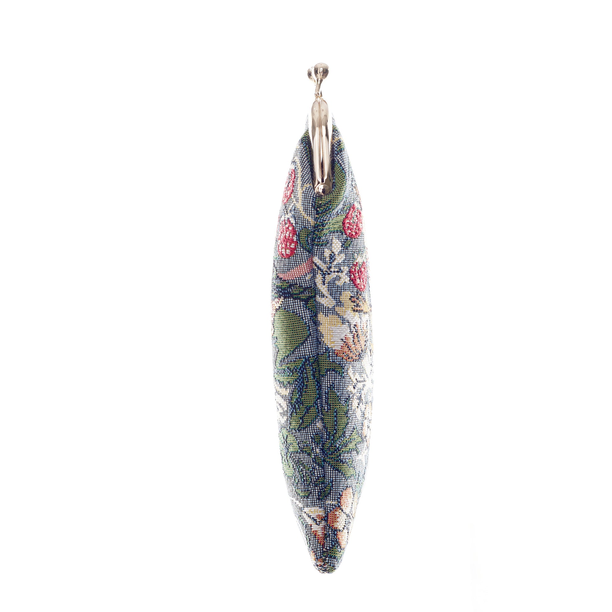 Strawberry Thief tapestry spectacle case UK V&A licensed Morris design
