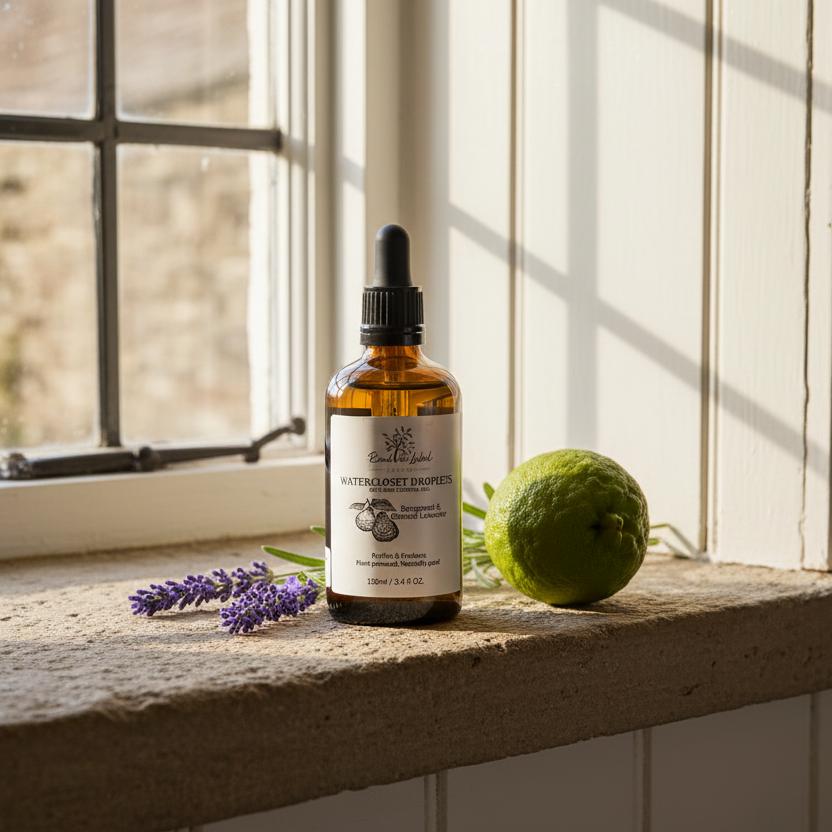 Natural Toilet Drops Bergamot Grosso Lavender Cottage Windowsill UK