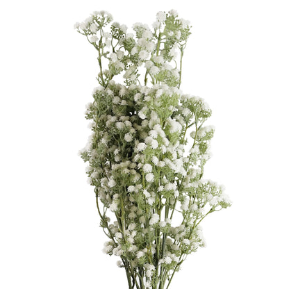White gypsophila stems set of 6 artificial 85cm UK baby's breath